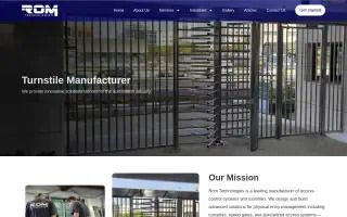 Rom Technologies - Turnstile Manufacturer