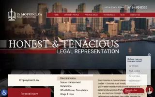 In Motion Law - San Diego Employment Lawyer