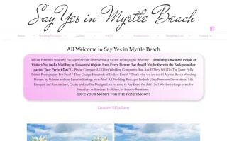 Say Yes in Myrtle Beach