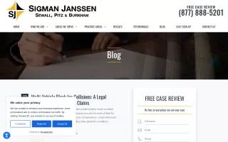 Sigman Janssen Personal Injury Blog