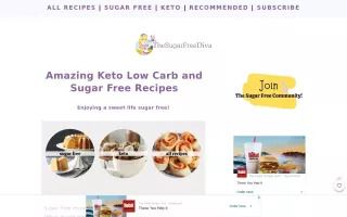 The Sugar-Free Diva - Food Blog