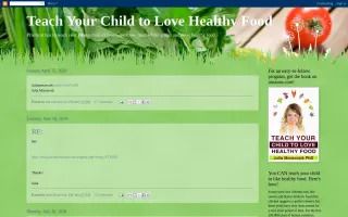 Teach Your Child to Love Healthy Food