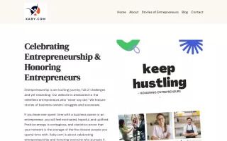 Xaby.com - Celebrating Entrepreneurship & Honoring Entrepreneurs