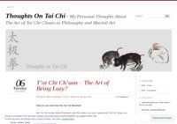 Thoughts on Tai Chi