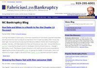 North Carolina Bankruptcy Blog