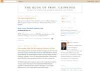 The Blog of Prof. Czinkota