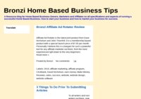 Bronzi Home Based Business Tips