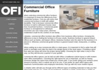 Commercial Office Furniture