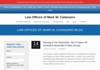 Law Offices of Mark W. Catanzaro Blog