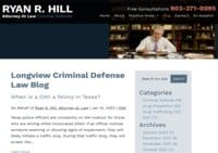 Ryan R. Hill, Attorney at Law Blog