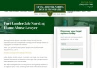 Fort Lauderdale Nursing Home Abuse Lawyer - Lytal, Reiter, Smith, Ivey & Fronrath