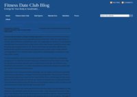 Fitness Date Club Blog