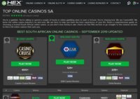 List of the Best Online Casinos  - CasinoHEX