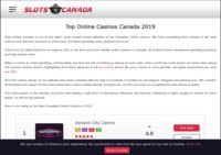Slots Online Canada - Top Online Casinos Canada
