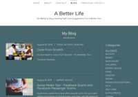 A Better Life Blog - Feel Better and Stay Healthy!