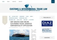 Customs & International Trade Law Blog