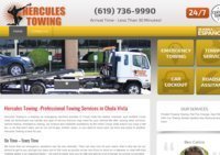 Expert Towing & Roadside Help Services in Chula Vista, CA - Hercules Towing