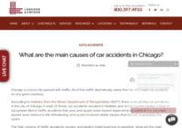 Main Causes of Car Accidents in Chicago - Langdon & Emison