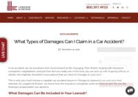 Types of Damages in a Car Accident Claim - Langdon & Emison