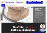 DAVID SLEPKOW - Rhode Island personal injury attorney