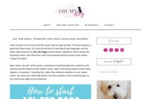 Oh My Dog Blog