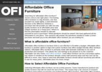 Affordable Office Furniture