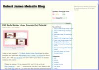 Robert James Metcalfe Blog