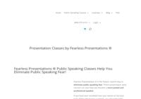 Fearless Presentations Public Speaking Tips and Presentation Skills