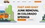 Junk Removal Colorado Springs